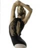 AMELIE High Neck Lace Back Leotard from Ballet Rosa