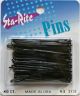 Sta-Rite 40 Count Jumbo Bobby Pins Black 3131