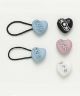 Dasha Designs Rhinestone Heart Tap Ties 3009