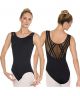 Eurotard Women's Silhouette Mesh Ribbon Leotard 41223
