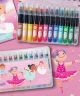 Dancing Star Glitter Doodle Gel Washable Crayons 12 Piece