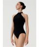Little Orna Mock Neck Halter Open Back Leotard by Nikolay DAD2095MI