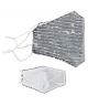 Silver Sequin Face Mask - Reusable - Adjustable