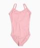 FLAMMA Pinch Front Low Back Camisole Leotard for Women by So Danca SL113