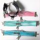 Infinity Bracelet Love, Dance, Ballet Slippers