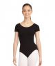 Capezio Women's Cotton Classic Short Sleeve Scoop Neck Leotard CC400